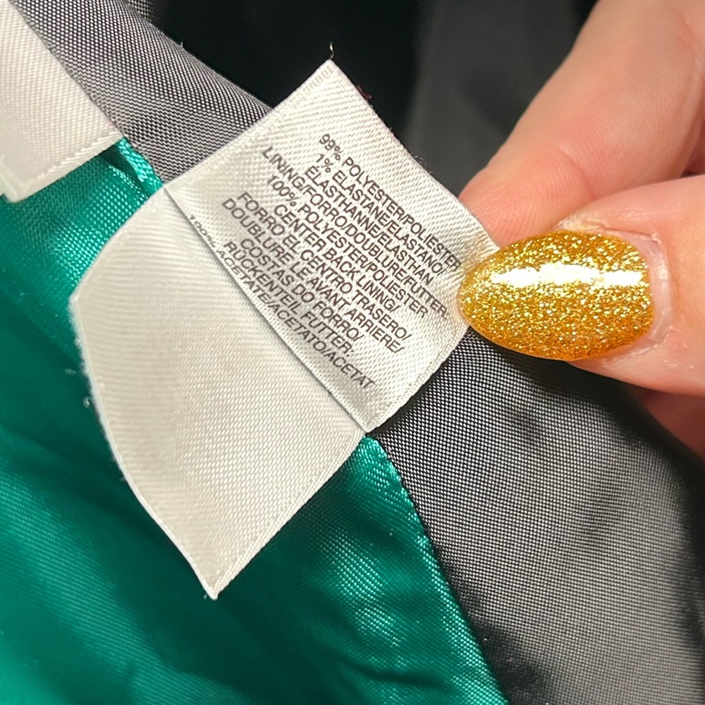 Kasper Black Jacket with Teal Interior - Picture 6 of 8